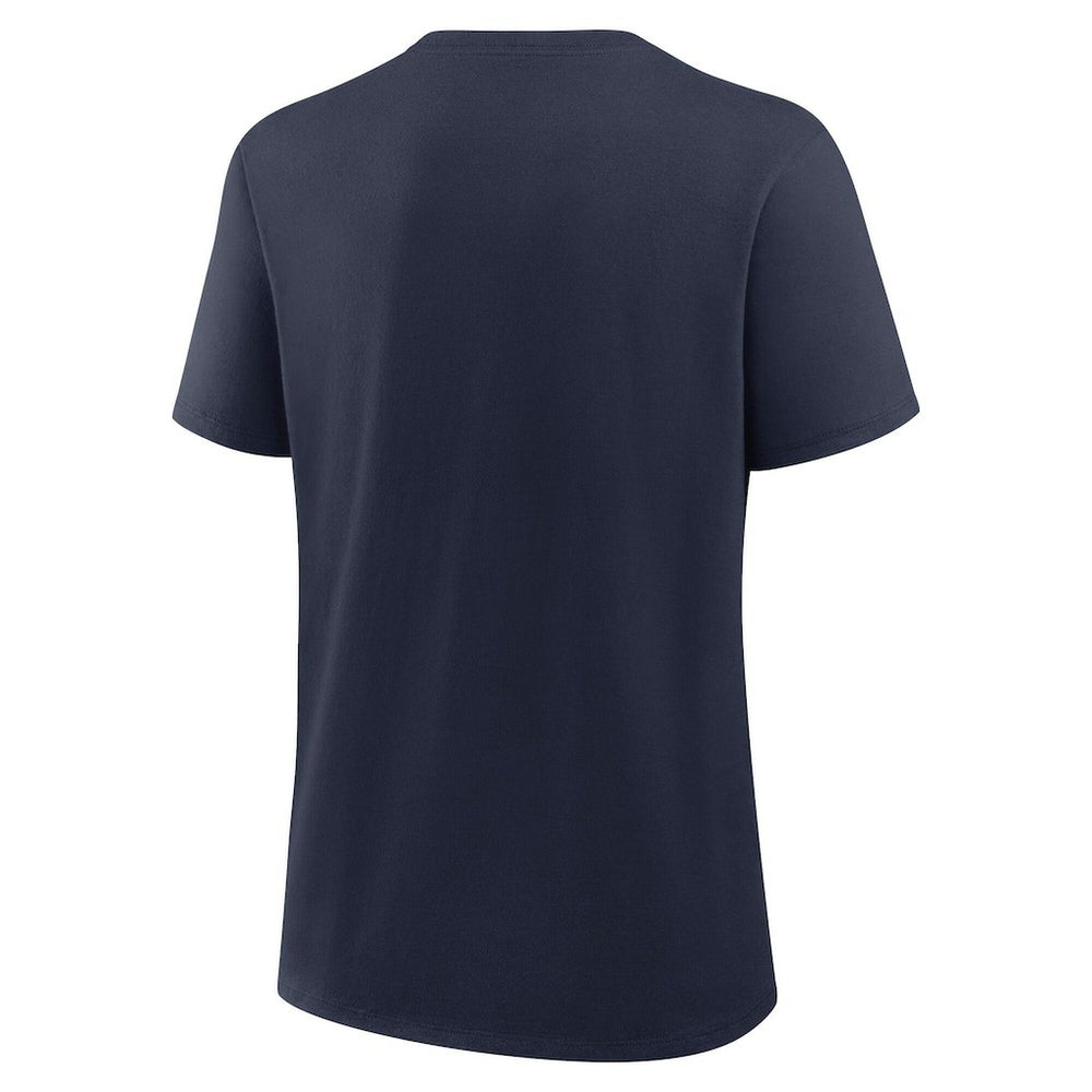 New England Patriots Women's 2025 AFC Champions Helmet T-Shirt - Navy discount