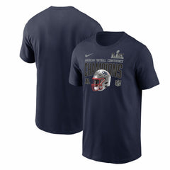 New England Patriots 2025 AFC Champions Glory Shield T-Shirt - Navy online