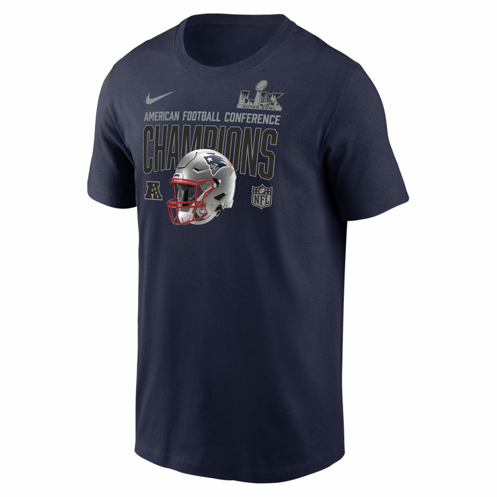 New England Patriots 2025 AFC Champions Glory Shield T-Shirt - Navy online