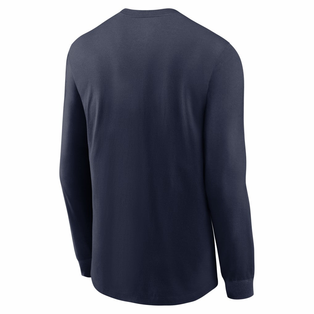 New England Patriots 2025 AFC Champions Team Nation Long Sleeve T-Shirt - Navy discount