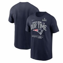 New England Patriots Super Bowl LX Clear Sign T-Shirt - Navy cheap