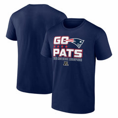 New England Patriots 2025 AFC Champions Hometown T-Shirt - Navy sale