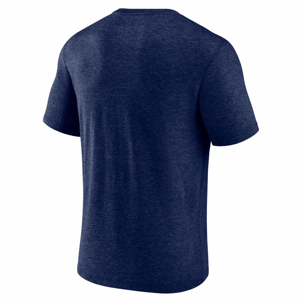 New England Patriots 2025 AFC Champions Quick Pass Tri-Blend T-Shirt - Heather Navy online