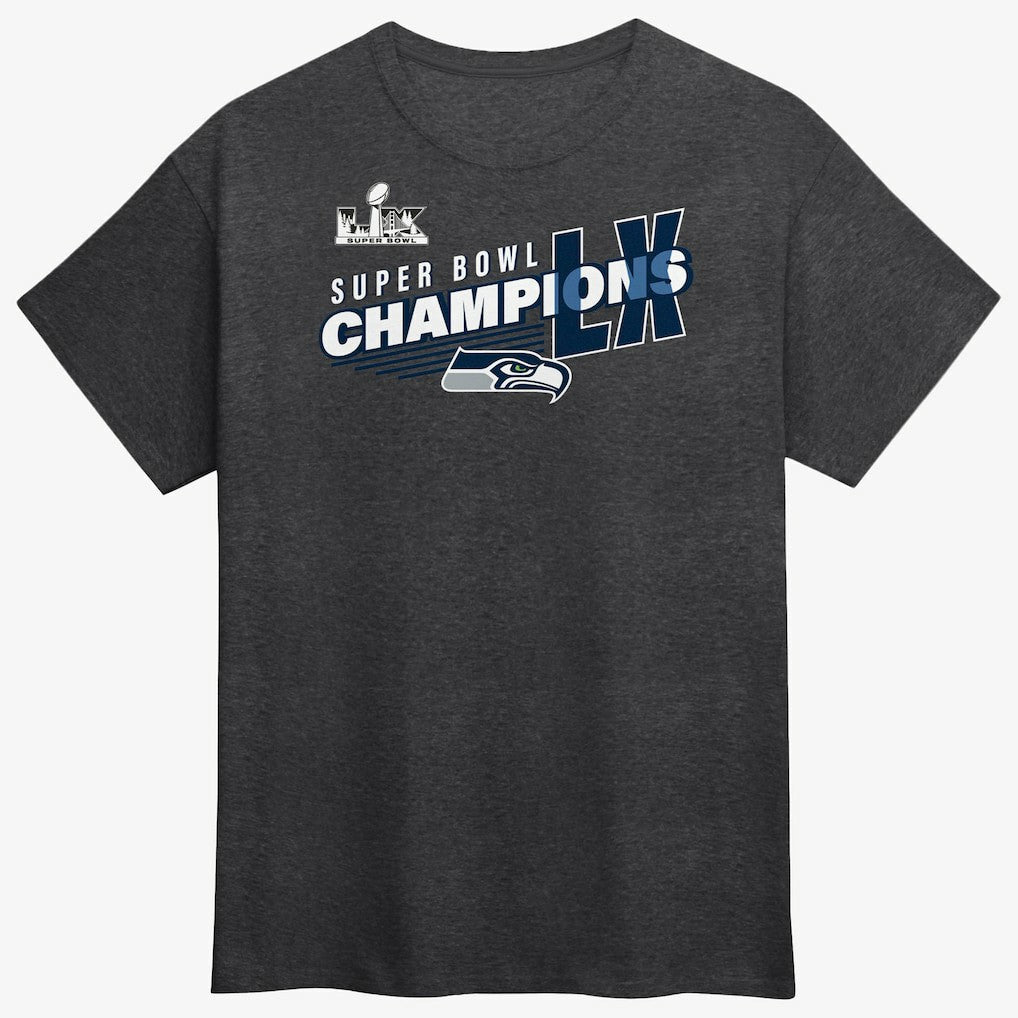 Seattle Seahawks Super Bowl LX Champions Best Teammates Roster T-Shirt - Heather Charcoal for sale