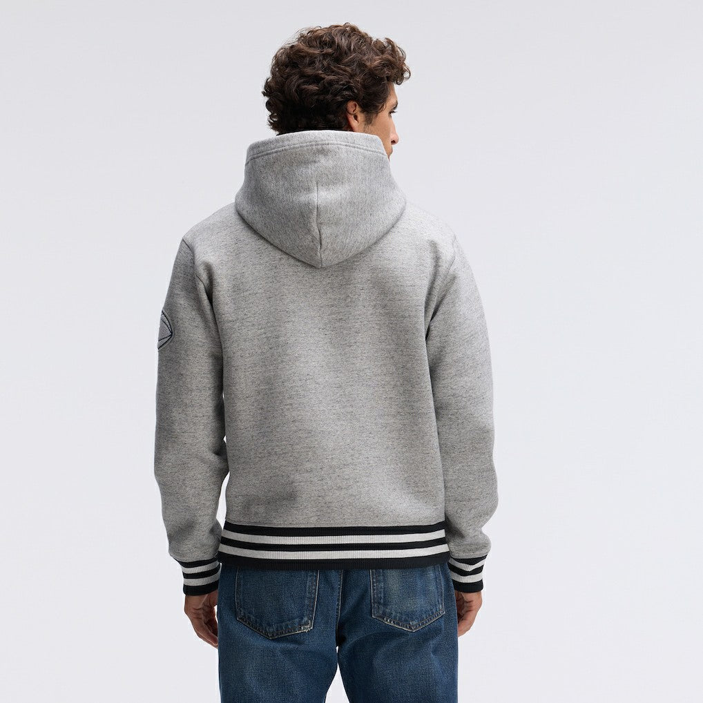 Dallas Cowboys IconicFleece Tipped Hoodie - Heather Gray on sale
