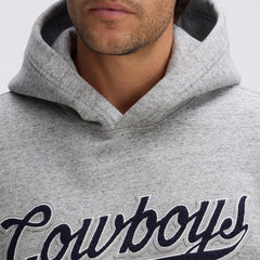 Dallas Cowboys IconicFleece Tipped Hoodie - Heather Gray on sale