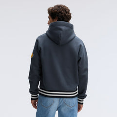 Pittsburgh Steelers IconicFleece Tipped Hoodie - Charcoal discount
