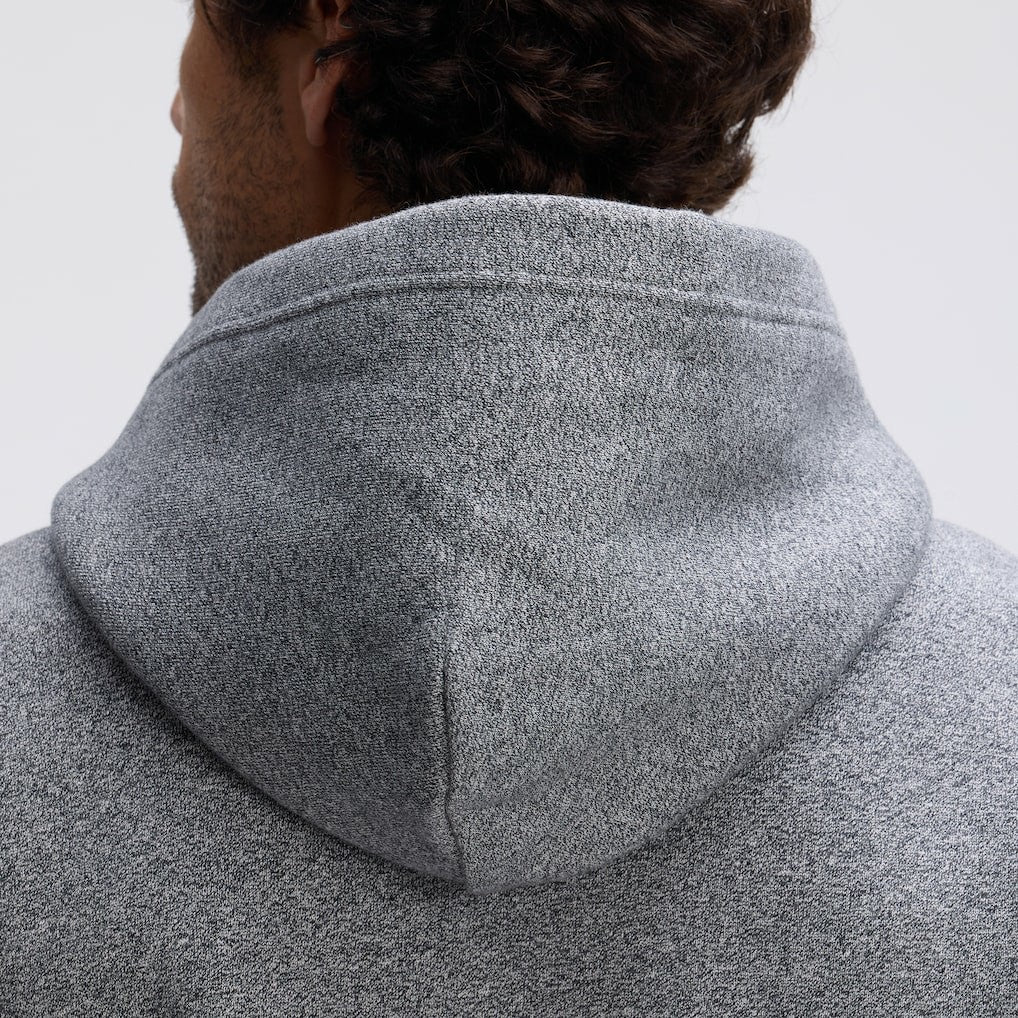 Baltimore Ravens IconicFleece Tipped Hoodie - Athletic Heather Gray on sale