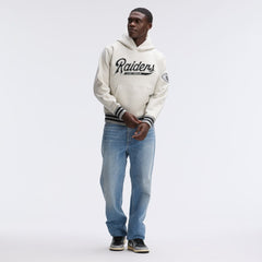 Las Vegas Raiders IconicFleece Tipped Hoodie - Oatmeal on sale