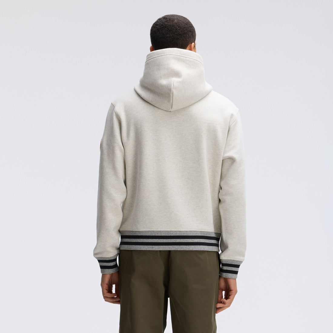 Green Bay Packers IconicFleece Tipped Hoodie - Oatmeal cheap