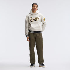 Green Bay Packers IconicFleece Tipped Hoodie - Oatmeal cheap