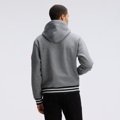 Kansas City Chiefs IconicFleece Tipped Hoodie - Athletic Heather Gray sale