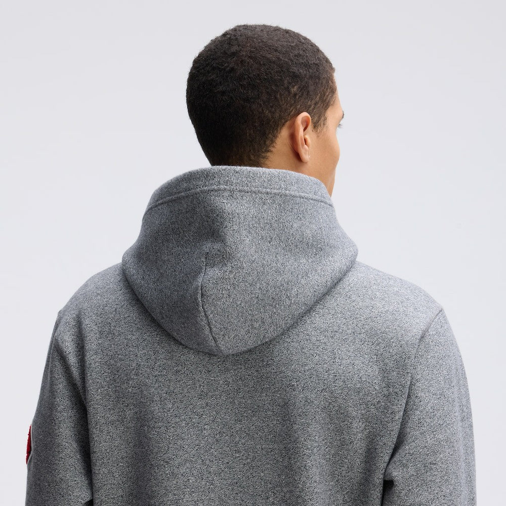 Kansas City Chiefs IconicFleece Tipped Hoodie - Athletic Heather Gray sale
