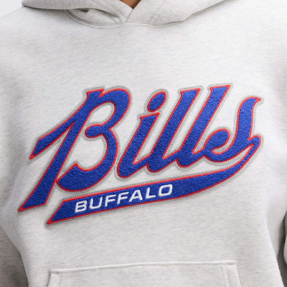 Buffalo Bills IconicFleece Tipped Hoodie - Heather Gray online