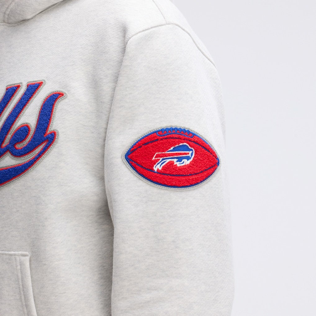 Buffalo Bills IconicFleece Tipped Hoodie - Heather Gray online