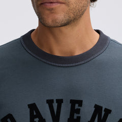 Baltimore Ravens IconicFleece Short Sleeve Sweatshirt - Charcoal on sale