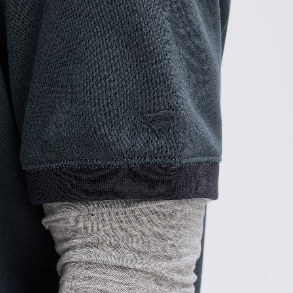 Baltimore Ravens IconicFleece Short Sleeve Sweatshirt - Charcoal on sale