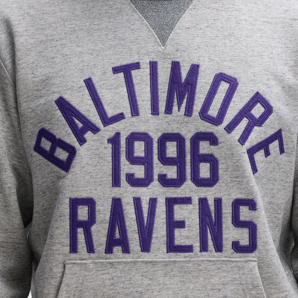 Baltimore Ravens IconicFleece Pocket Sweatshirt - Heather Gray sale