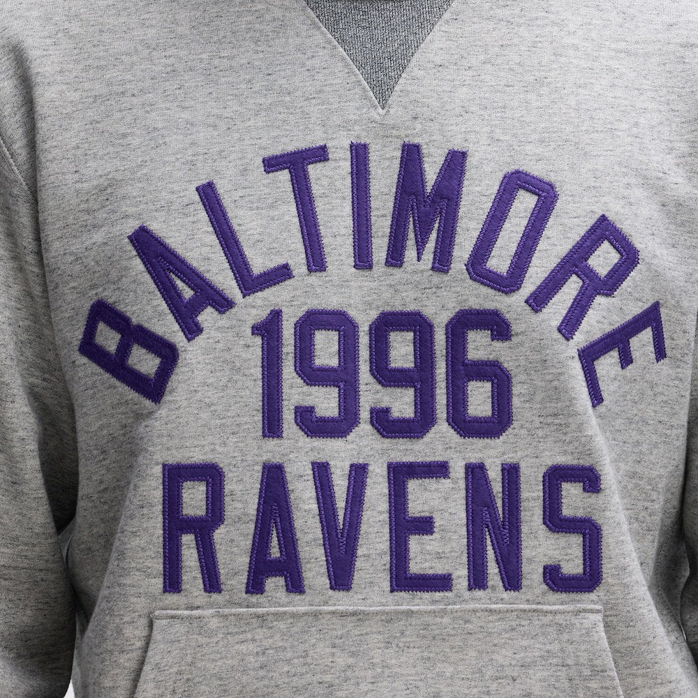 Baltimore Ravens IconicFleece Pocket Sweatshirt - Heather Gray sale