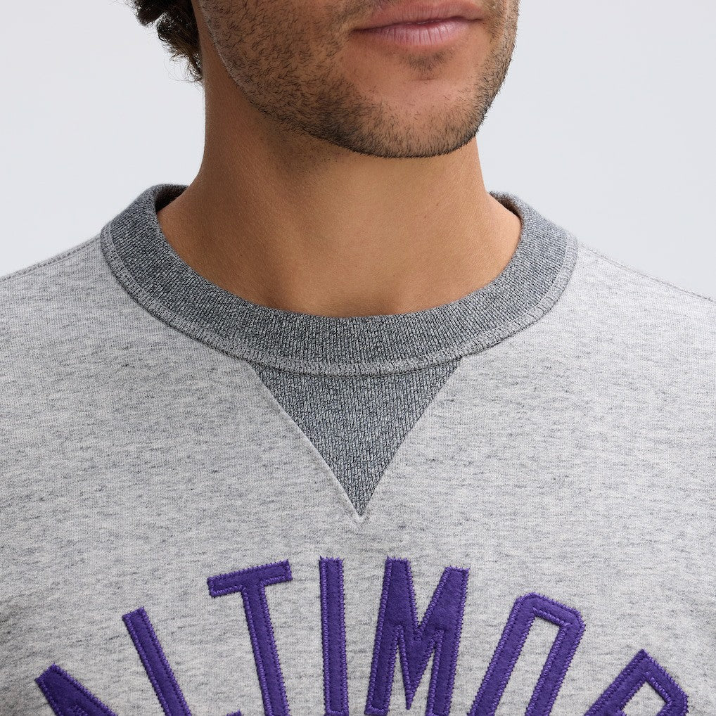Baltimore Ravens IconicFleece Pocket Sweatshirt - Heather Gray sale