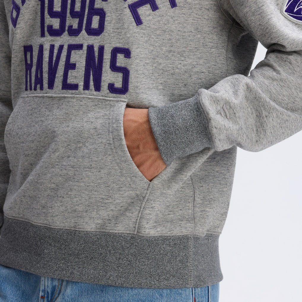 Baltimore Ravens IconicFleece Pocket Sweatshirt - Heather Gray sale