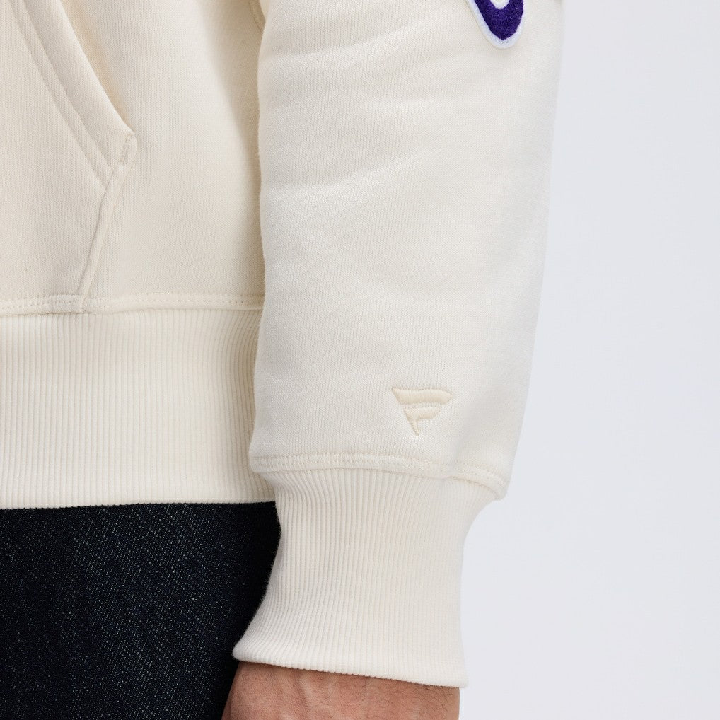 Baltimore Ravens IconicFleece Letterman Hoodie - Oatmeal for sale