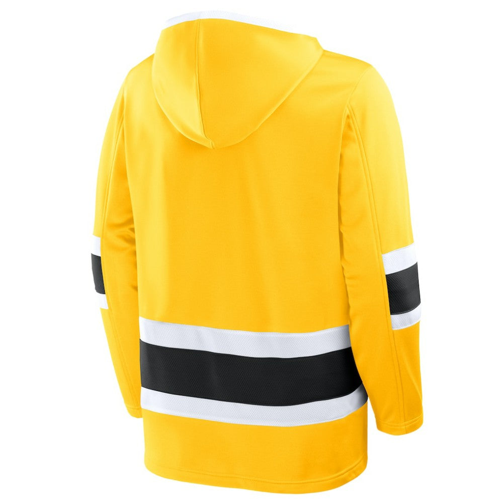 Boston Bruins Fanatics 2026 NHL Stadium Series Lace Up Hoodie - Gold Hoodies