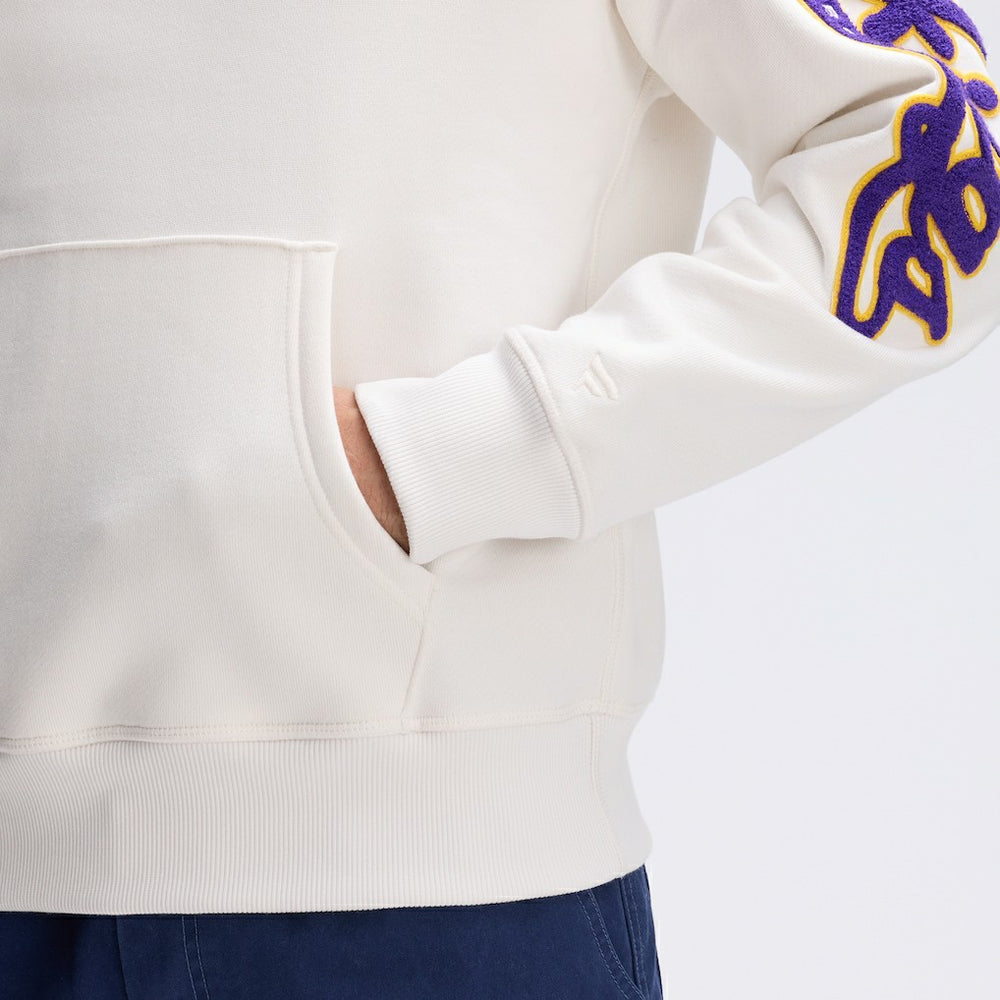 Minnesota Vikings IconicFleece Letterman Hoodie - Oatmeal sale