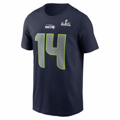 Sam Darnold Seattle Seahawks Super Bowl LX Patch Name & Number T-Shirt - College Navy online