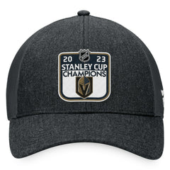 Vegas Golden Knights Fanatics 2023 Stanley Cup Champions Locker Room Adjustable Hat - Charcoal Hats