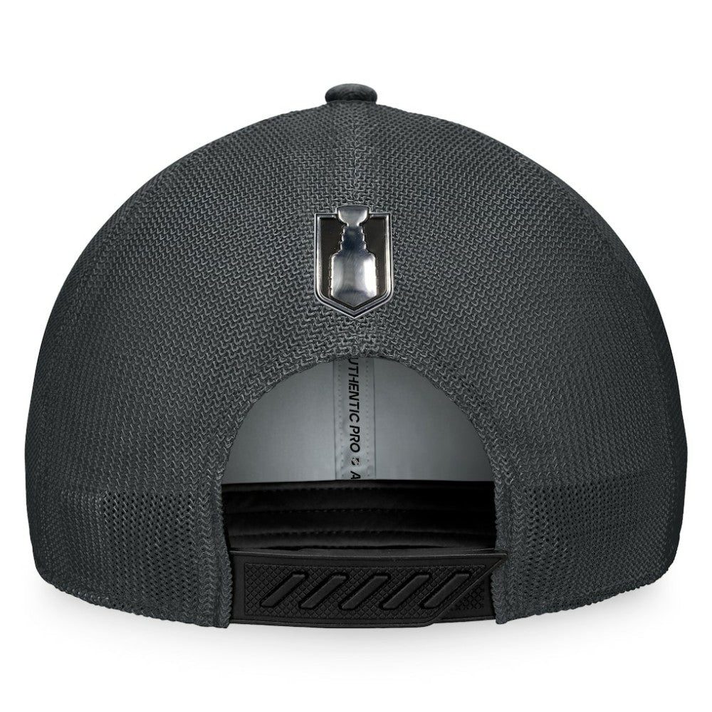 Vegas Golden Knights Fanatics 2023 Stanley Cup Champions Locker Room Adjustable Hat - Charcoal Hats