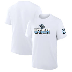 Utah Mammoth Fanatics Legacy T-Shirt - White T-shirts