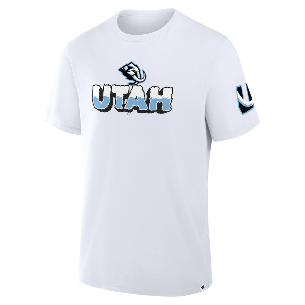 Utah Mammoth Fanatics Legacy T-Shirt - White T-shirts