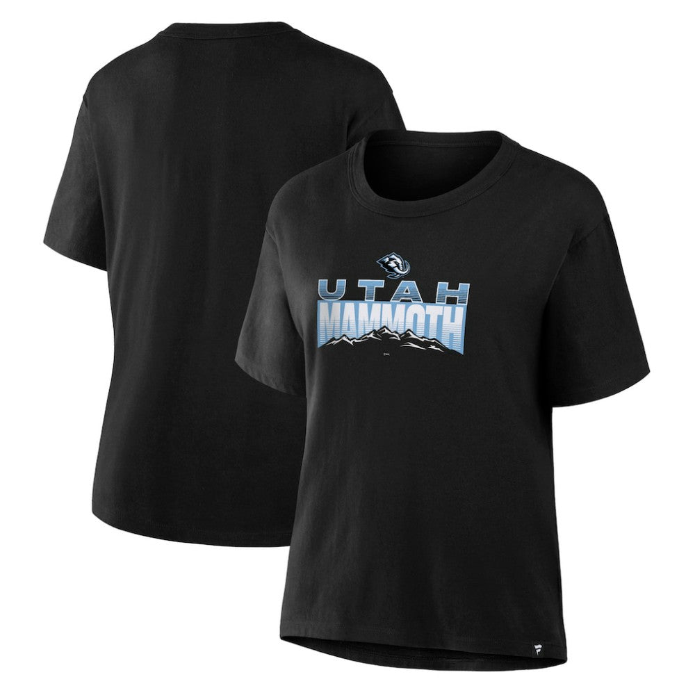 Utah Mammoth Fanatics Women's Legacy T-Shirt - Black T-shirts