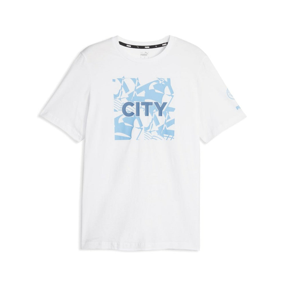 Manchester City FtblCore Graphic T-Shirt - White discount