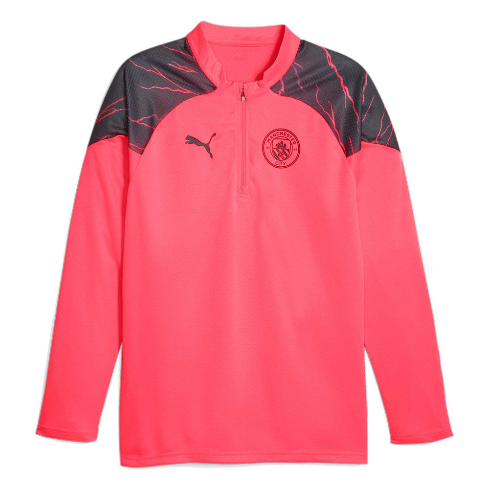 Manchester City 2023/24 Quarter-Zip Training Top - Red for sale