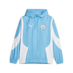 Manchester City 2023/24 Pre-Match Anthem Full-Zip Hoodie Jacket - Sky Blue shop