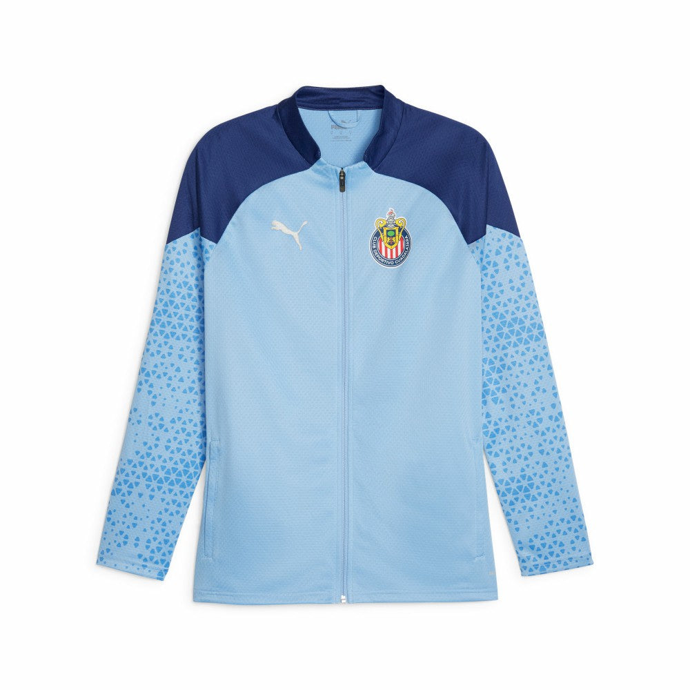 Chivas 2023/24 Full-Zip Training Top - Light Blue online