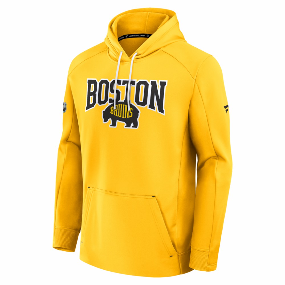 Boston Bruins Fanatics 2026 NHL Stadium Series Authentic Pro Pullover Hoodie - Gold Hoodies