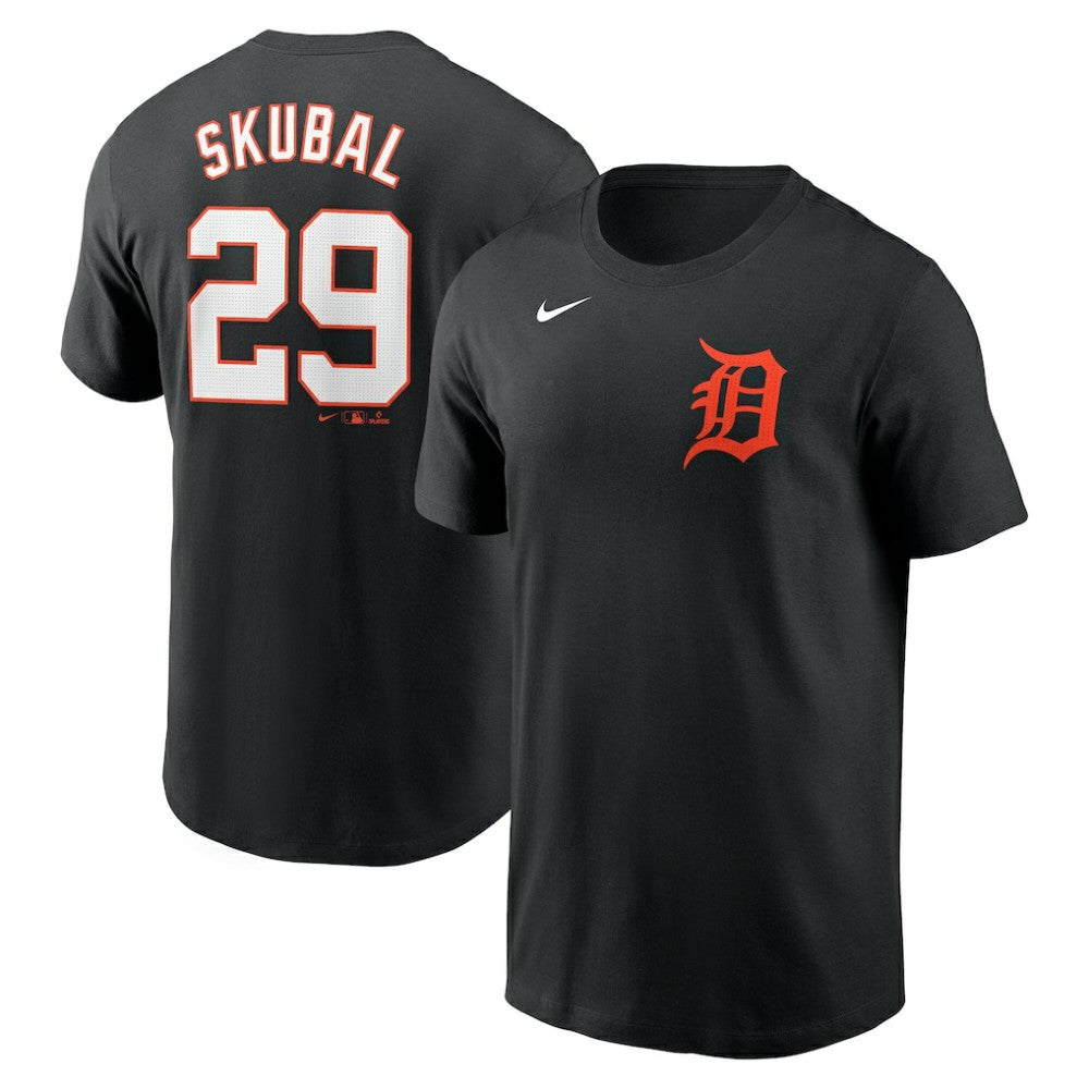 Tarik Skubal Detroit Tigers Fuse Name & Number T-Shirt Black
