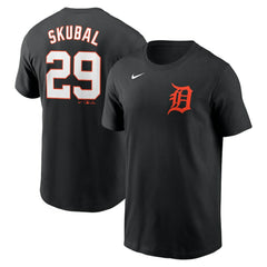 Tarik Skubal Detroit Tigers Fuse Name & Number T-Shirt Black