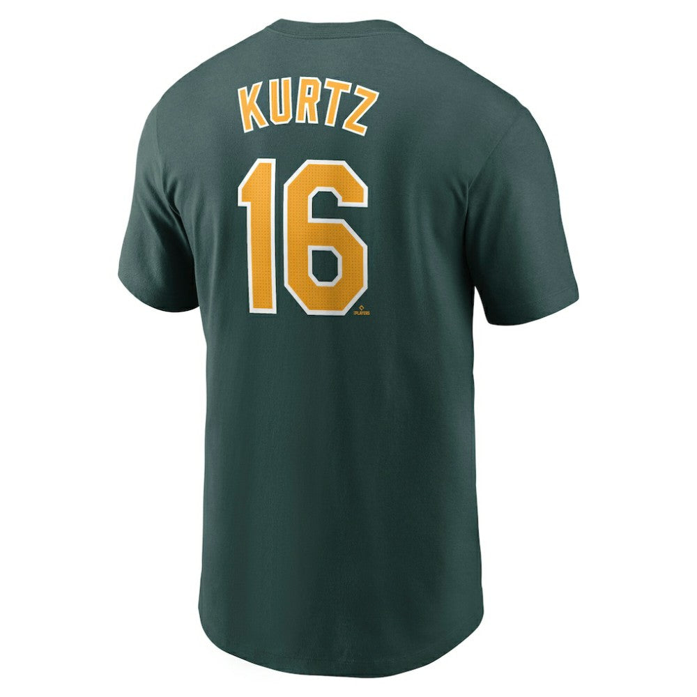 Nick Kurtz Athletics Fuse Name & Number T-Shirt Green