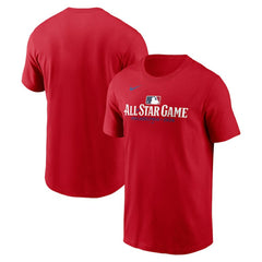 2026 MLB All-Star Game Wordmark T-Shirt Red