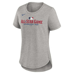 MLB All-Star Women's 2026 MLB All-Star Game Wordmark Tri-Blend T-Shirt Heather Gray