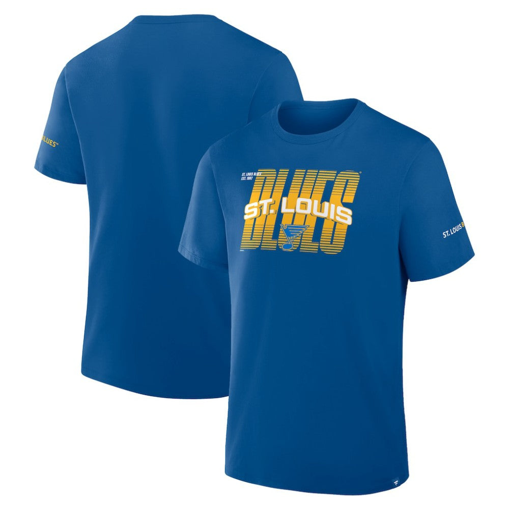 St. Louis Blues Fanatics Team Vision Legacy T-Shirt - Blue T-shirts