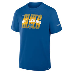 St. Louis Blues Fanatics Team Vision Legacy T-Shirt - Blue T-shirts