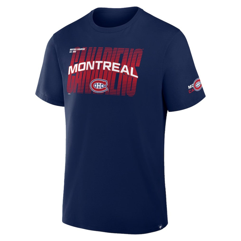Montreal Canadiens Fanatics Team Vision Legacy T-Shirt - Navy T-shirts