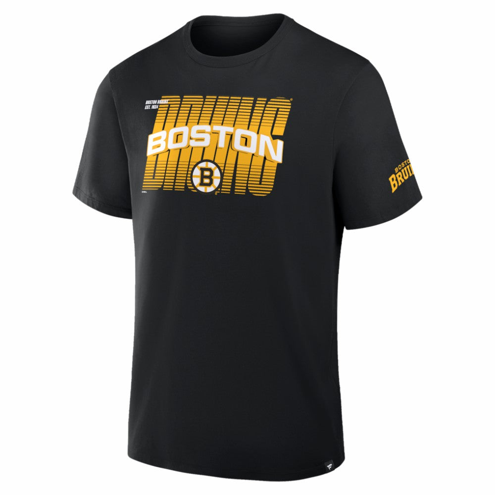 Boston Bruins Fanatics Team Vision Legacy T-Shirt - Black T-shirts