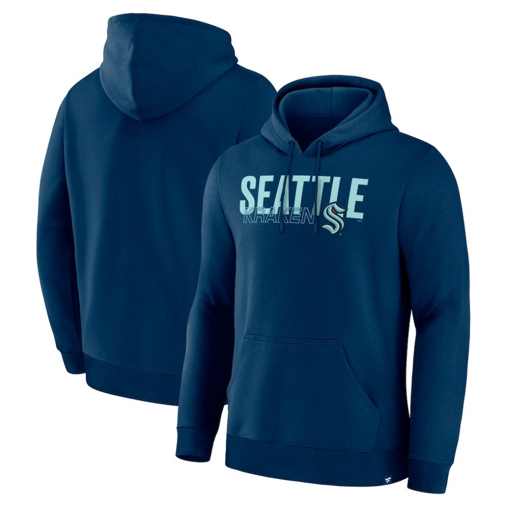 Seattle Kraken Fanatics Net Minder Legacy Hoodie - Deep Sea Blue Hoodies