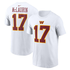 Terry McLaurin Washington Commanders Super Bowl Era Name & Number T-Shirt - White for sale
